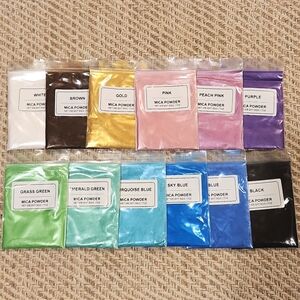 12 Mica Powder packs